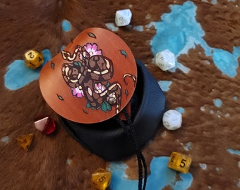 Ball Python Tattoo Dice Bags With Closure GLOWS in UV