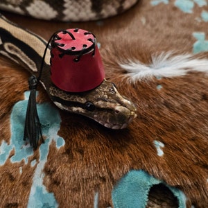 Fez Hat Accessories for Pets Snakes Reptiles Mice Rats Cats or Dice D20 Accessories
