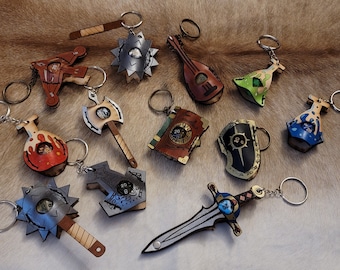 D20 Dice Keychain Holster Carrying Enclosure for Roleplaying Games