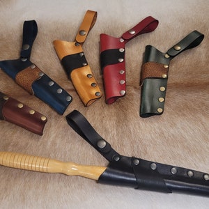 Long Leather Wand Holster Sheath FAST SHIPPING Available New Color