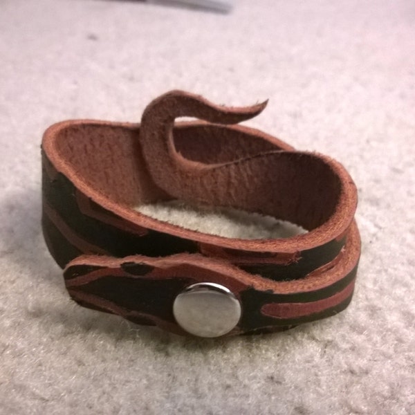 Snake Bracelet - Snakelet - Ball Python Leather Bracelet