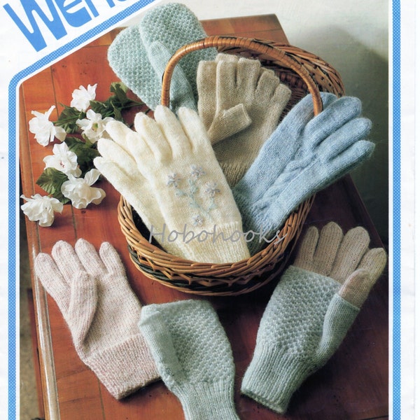 womens gloves knitting pattern fingerless gloves mitts mittens cable gloves DK gloves 2 needles womens knitting pattern pdf digital download