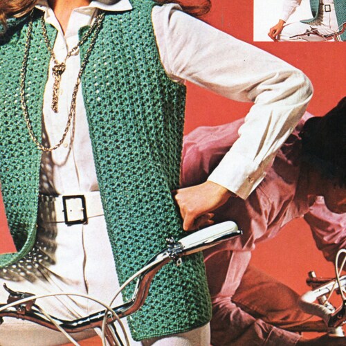 Vintage Crochet Curvy Jacket W225