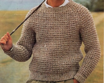 heavy knit mens jumper
