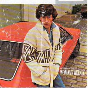 mens Starsky jacket knitting pattern pdf long belted fairisle cardigan 38-42&quot; chunky bulky 12 ply mens knitting pattern pdf instant download