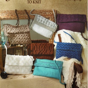 womens bag knitting pattern pdf evening bags purse clutch shoulder bag womens handbag 7 designs pdf instant download