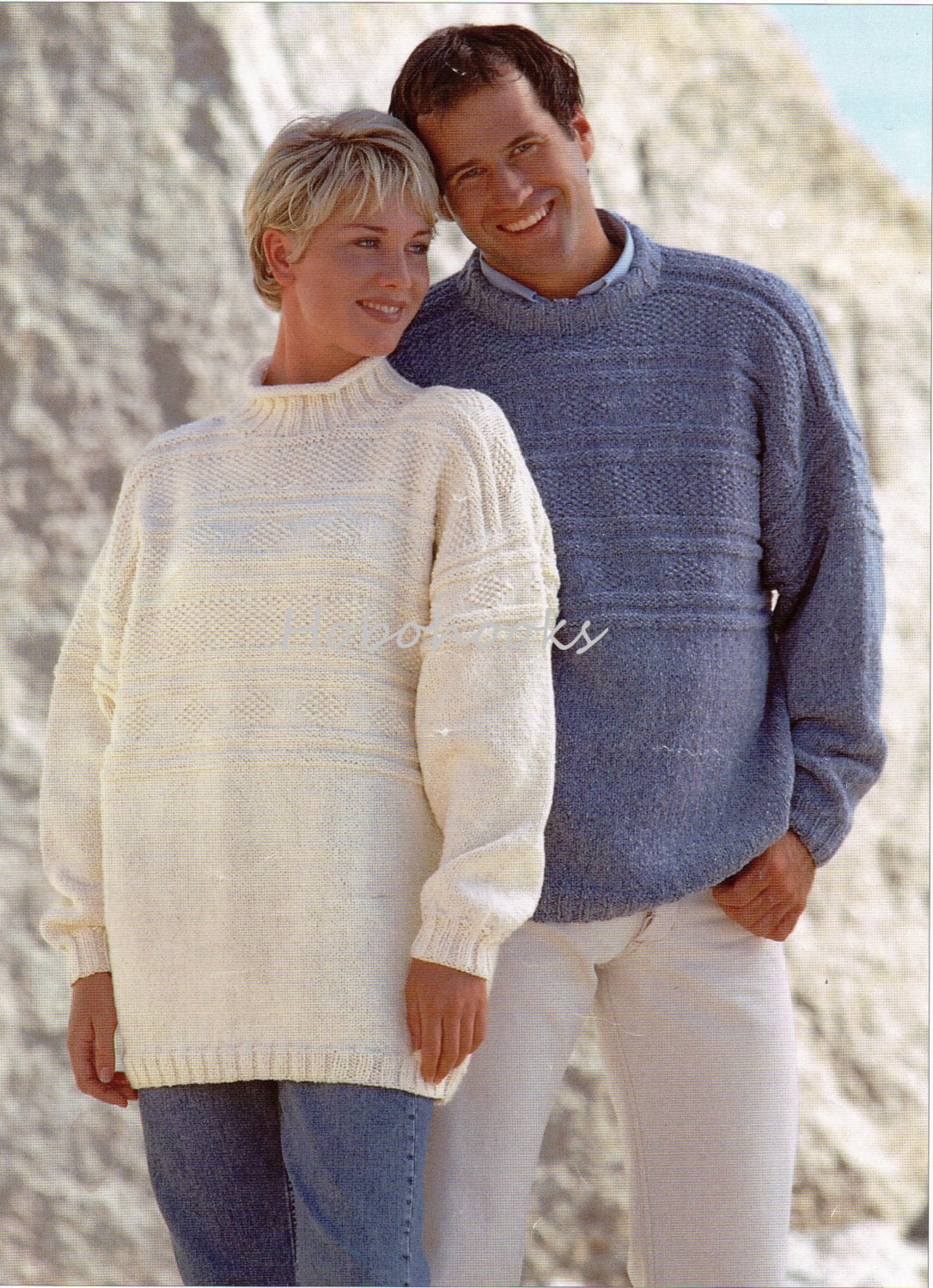 Womens Mens Guernsey Sweater Knitting Pattern Pdf Ladies Cable 