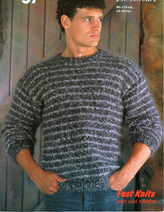 Needles/Mohair Sweater - Stripe