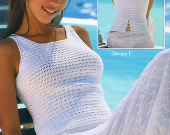 Womens Crochet Halter Top Pattern, Strappy Summer Design (PDF Download)
