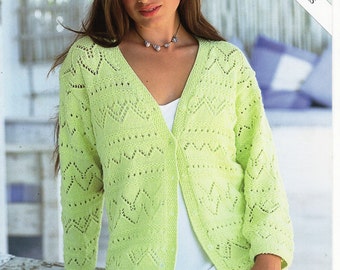 Womens Cardigan Knitting Pattern Pdf 