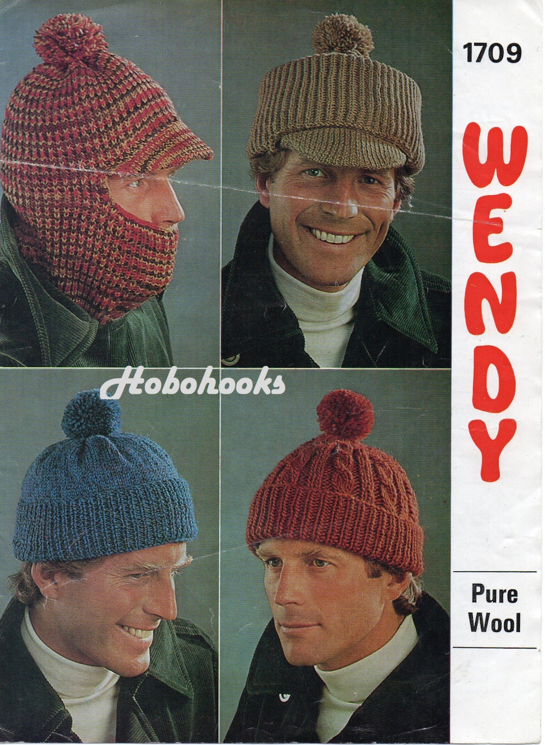 Mens Hat Knitting Pattern Pdf Mens Cap Balaclava Bobble Hat Cable Hat