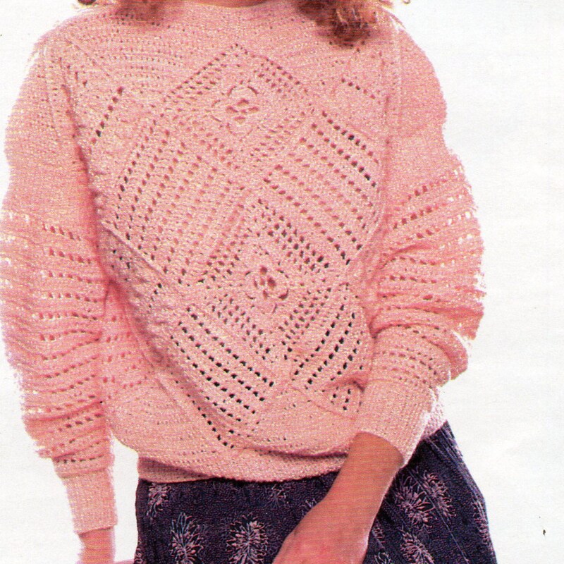Crochet Jumper Etsy