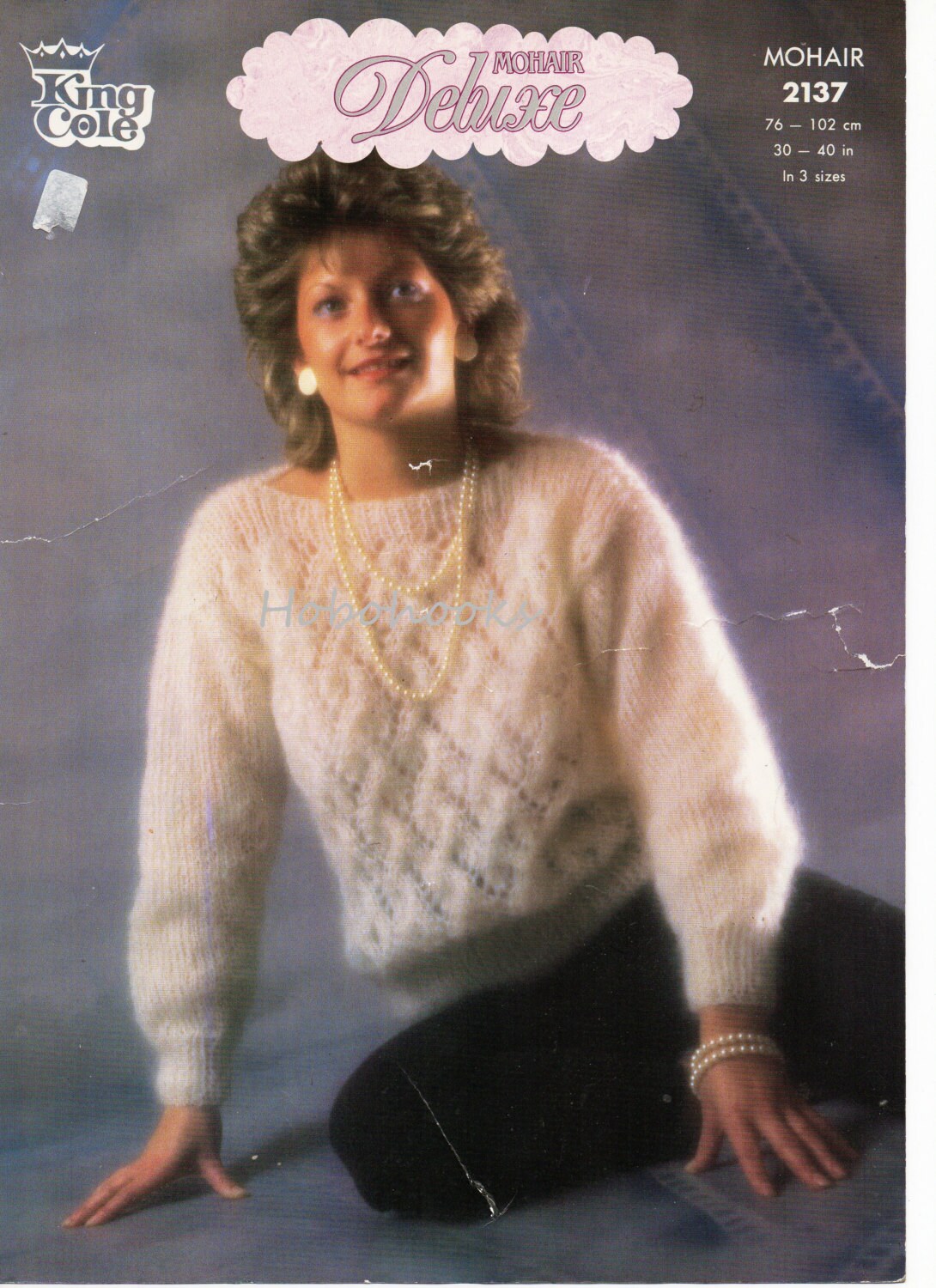 Womens mohair sweater knitting pattern PDF chunky ladies | Etsy