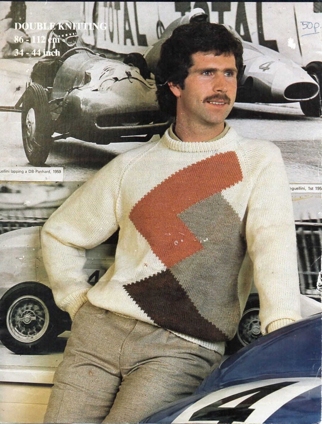 Men's Geometric Pattern Knitted Sweater