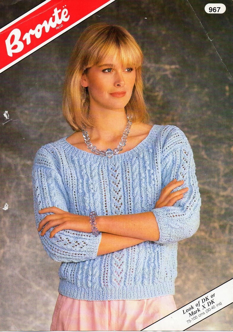 Womens Sweater Knitting Pattern Pdf 