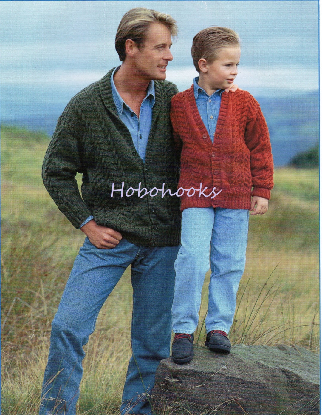 Mens Cable Cardigan Knitting Pattern Pdf Shawl Collar Jacket V Neck 26