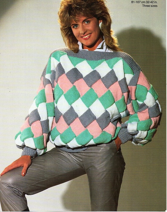 Womens Entrelacs Sweater Knitting 