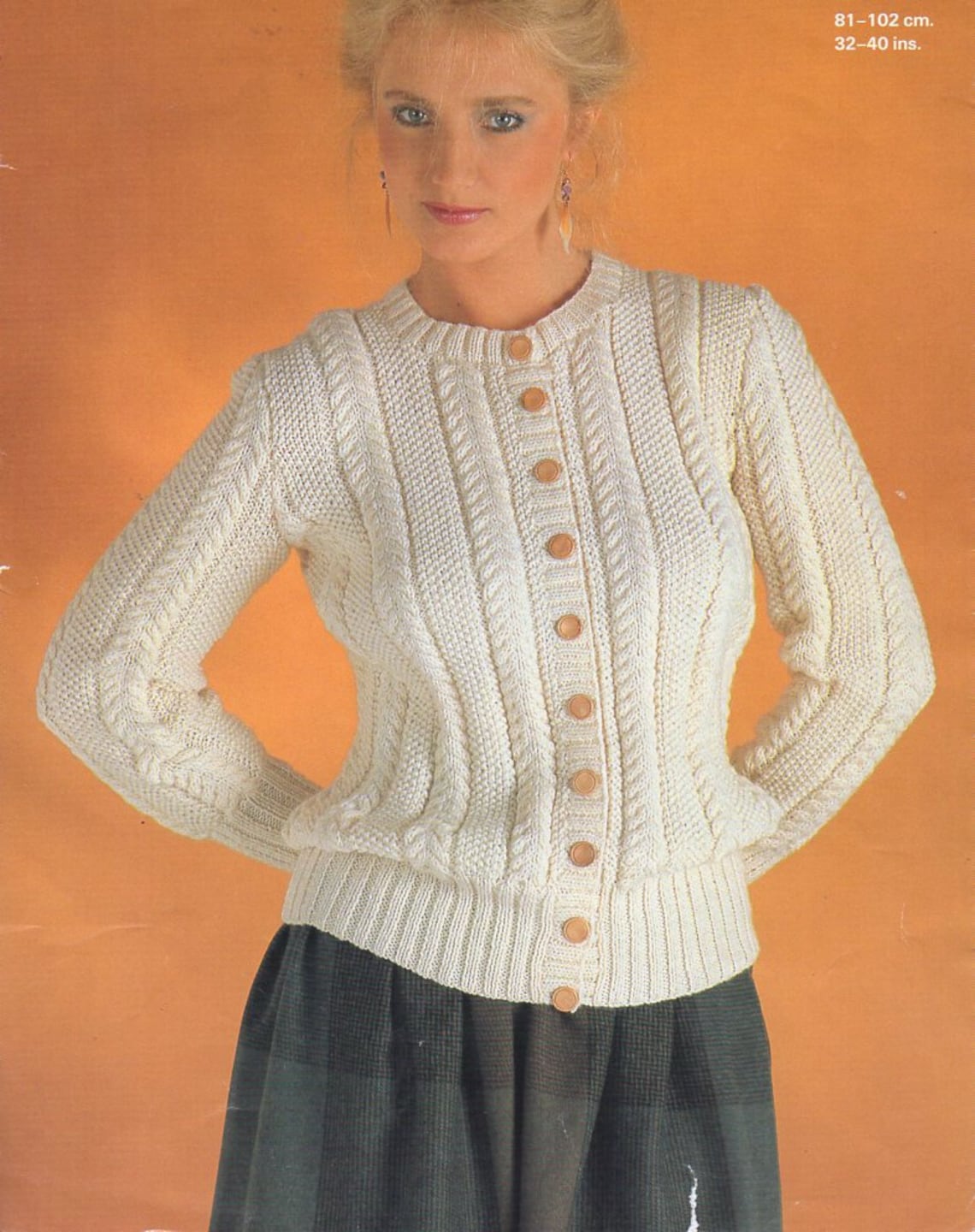 Cable Cardigan