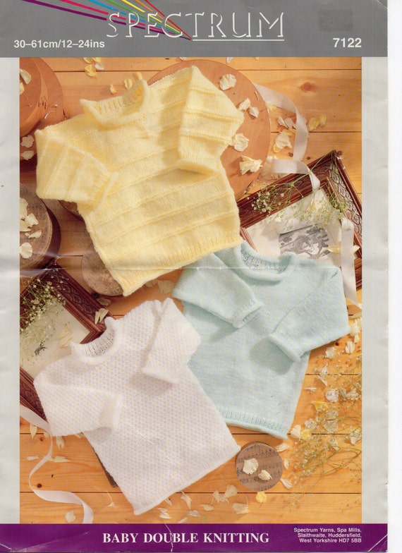 Vintage Baby Sweater Knitting Pattern Pdf Baby Jumper Roll Neck