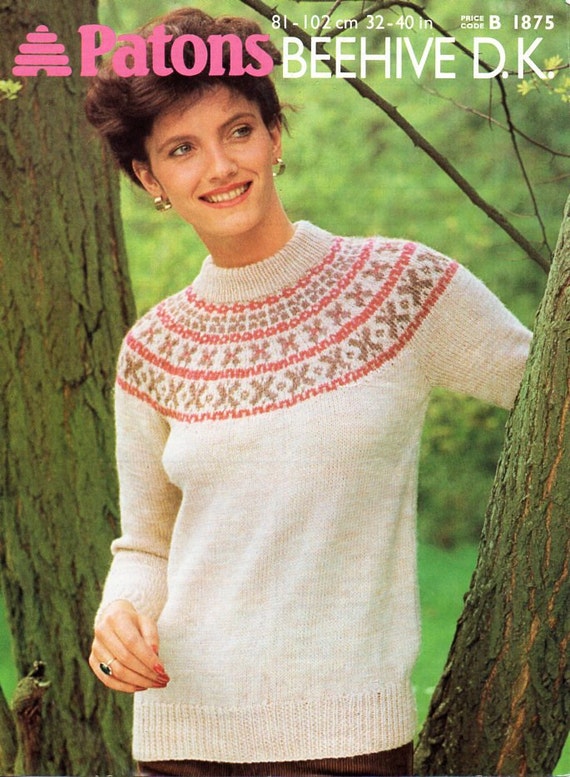 womens fair isle sweater