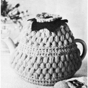 crochet flower tea cosy cozy crochet pattern pdf crochet cosies crochet cozies DK light worsted 8ply pdf instant download