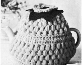 crochet flower tea cosy cozy crochet pattern pdf crochet cosies crochet cozies DK light worsted 8ply pdf instant download