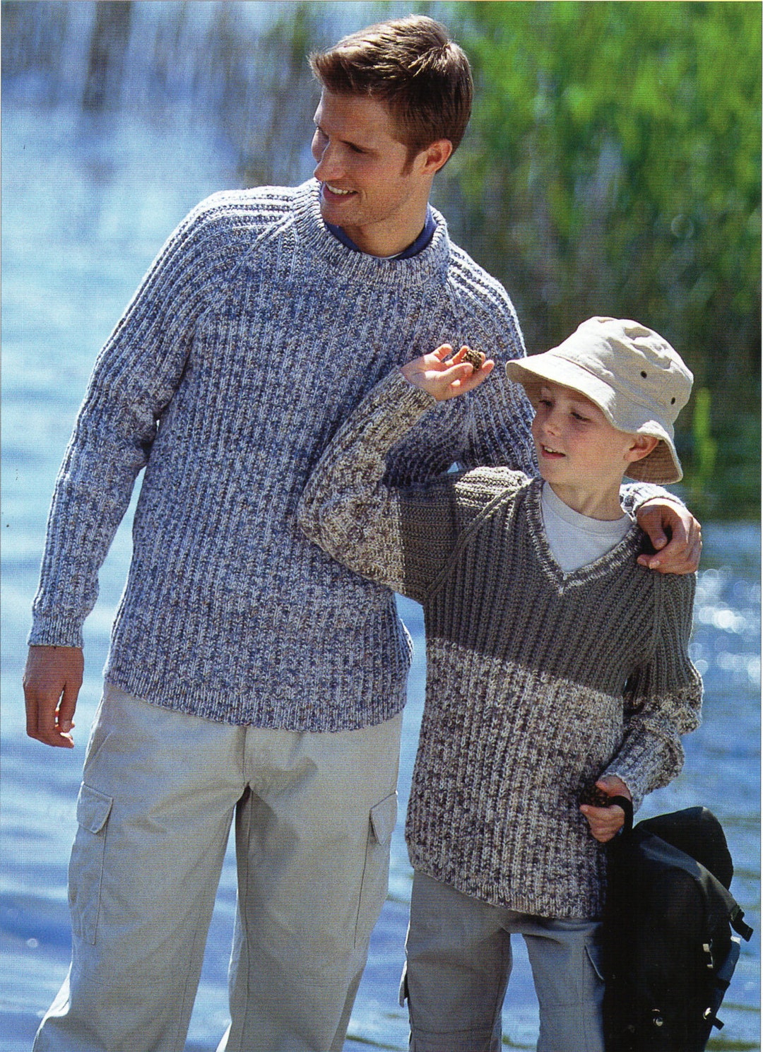 Mens Ribbed Sweater Knitting Pattern PDF Boys Jumper Rib - Etsy