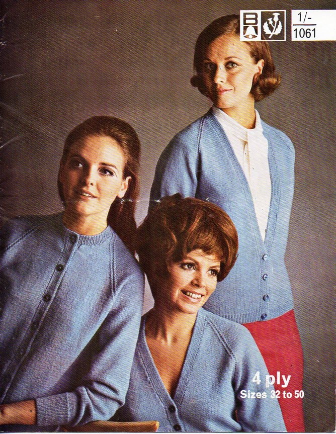 60s Cardigan - Etsy