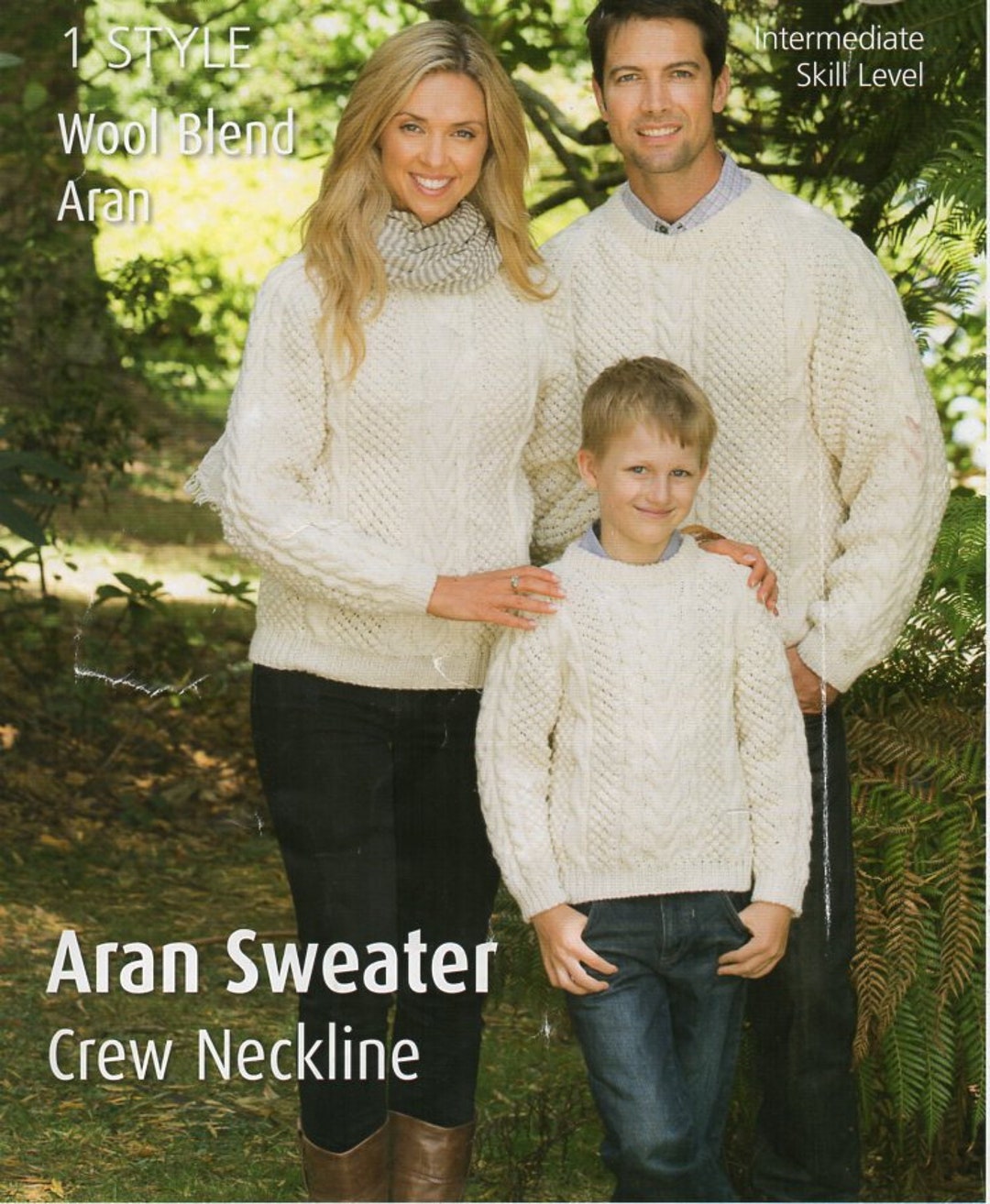 Aran sweater deals family patterns
