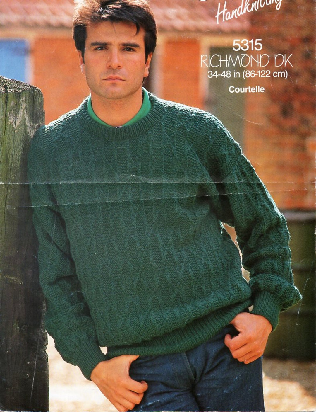 Mens Sweater Knitting Pattern Pdf Mens Jumper Pullover - Etsy UK