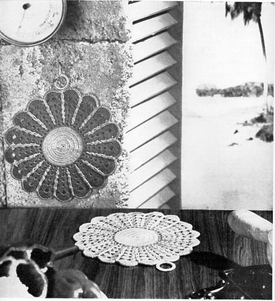 Crochet Pot Holder Crochet Pattern Pdf Vintage Thread Crochet Etsy