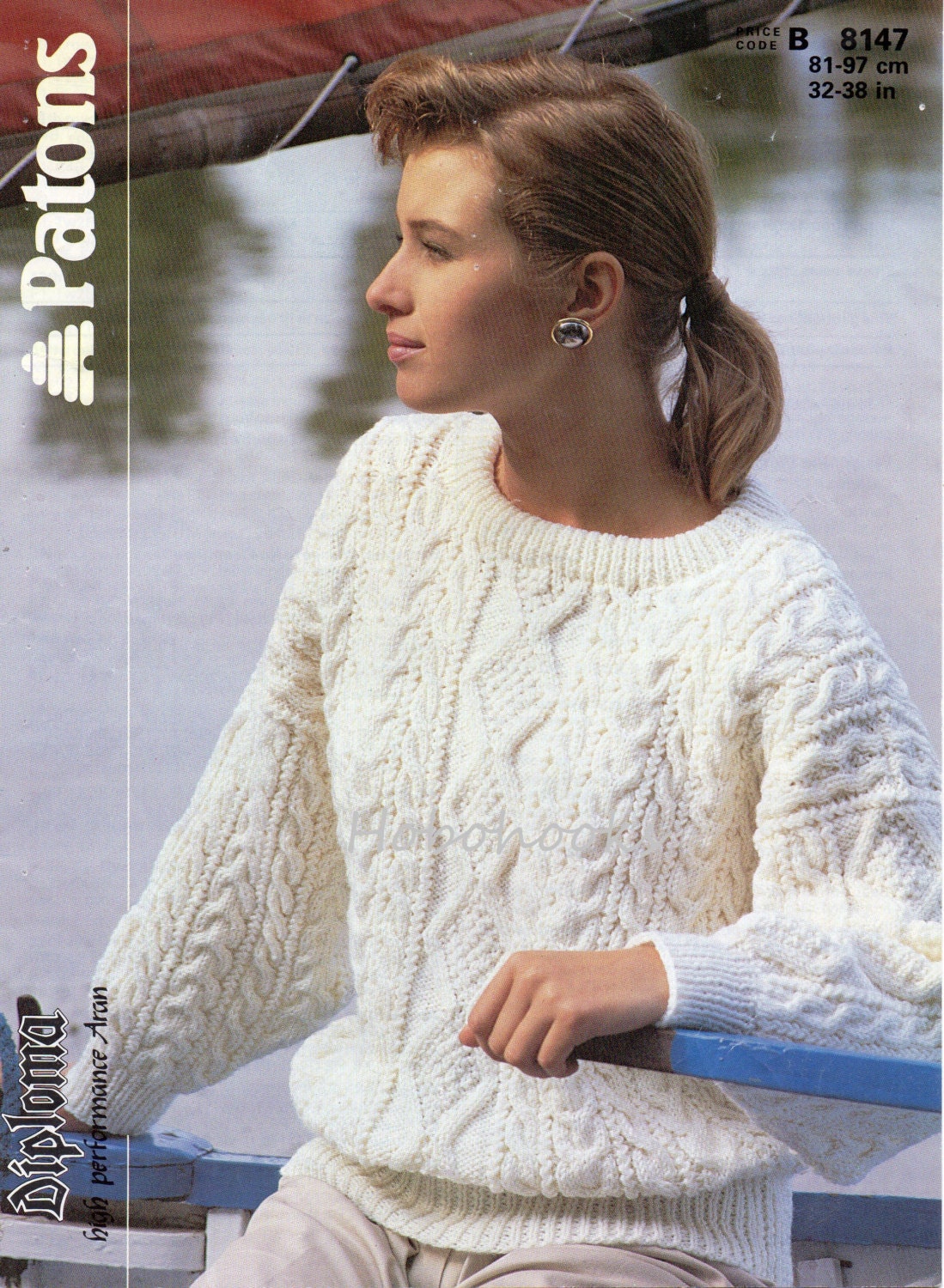 Hat & Scarf 81-107 cm Knitting Pattern Lady's Gorgeous Aran Cable Jacket 214 Hat & Scarf 81-107 cm Knitting Pattern Lady's Gorgeous Aran Cable Jacket 214