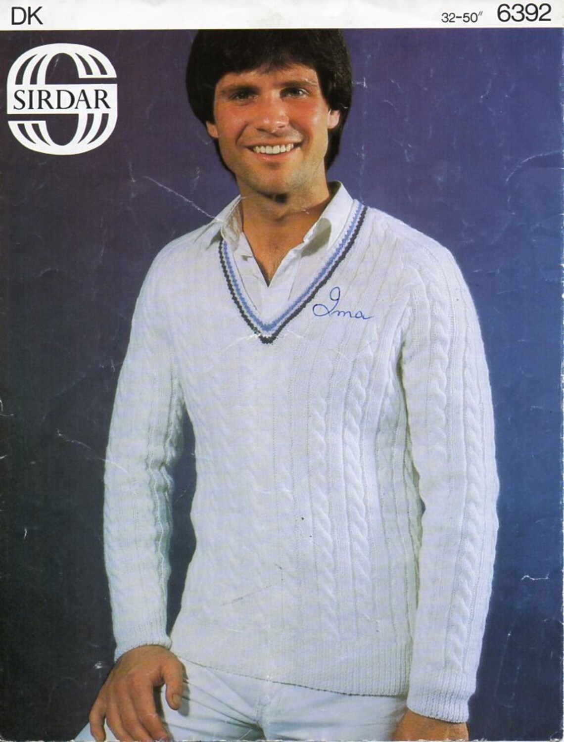 Mens Cricket Sweater Knitting Pattern Pdf Larger Sizes Cable Etsy UK