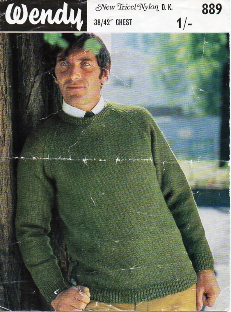 Mens knitting pattern pdf download mens sweater knitting Etsy