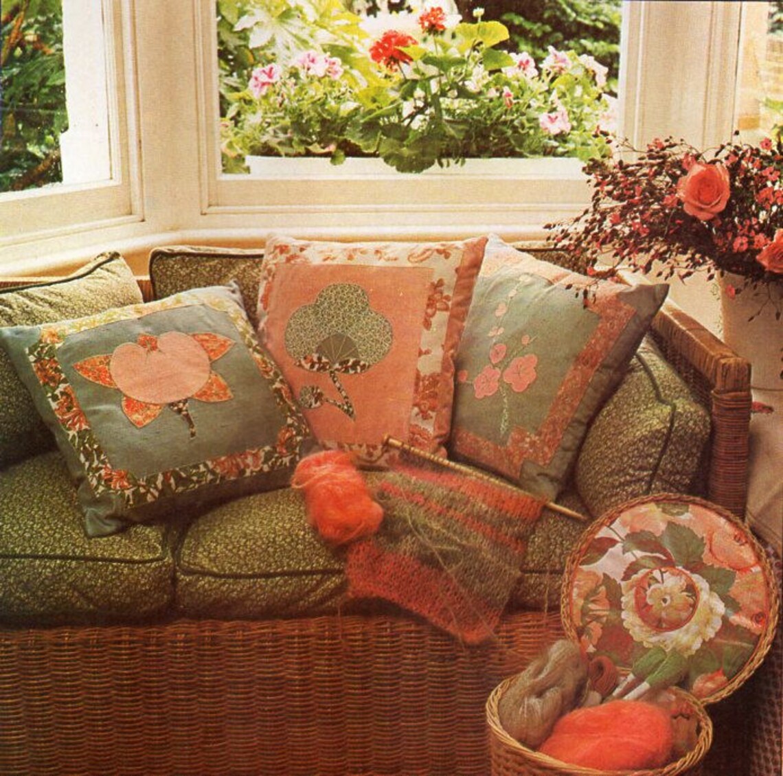 Applique Cushions Sewing Pattern PDF Chart / Graph Instuction Etsy UK