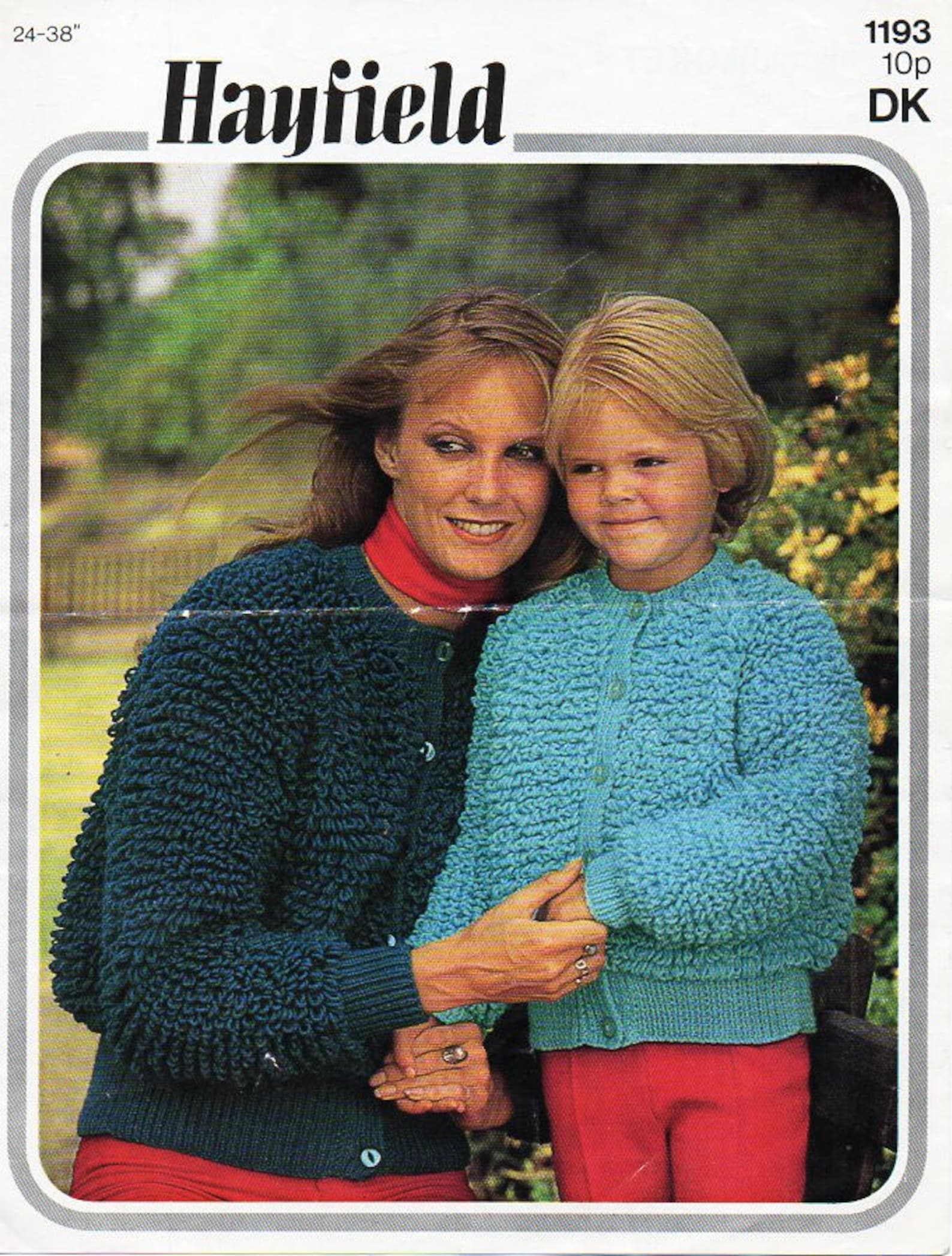 Vintage Ladies Loop Stitch Jacket Knitting Pattern Pdf DK - Etsy