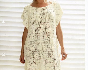 knit beach dress pattern & Top Knitting Summer Beachwear Women's Multi-size Zoom Knits Vintage Digital PDF Download westwood