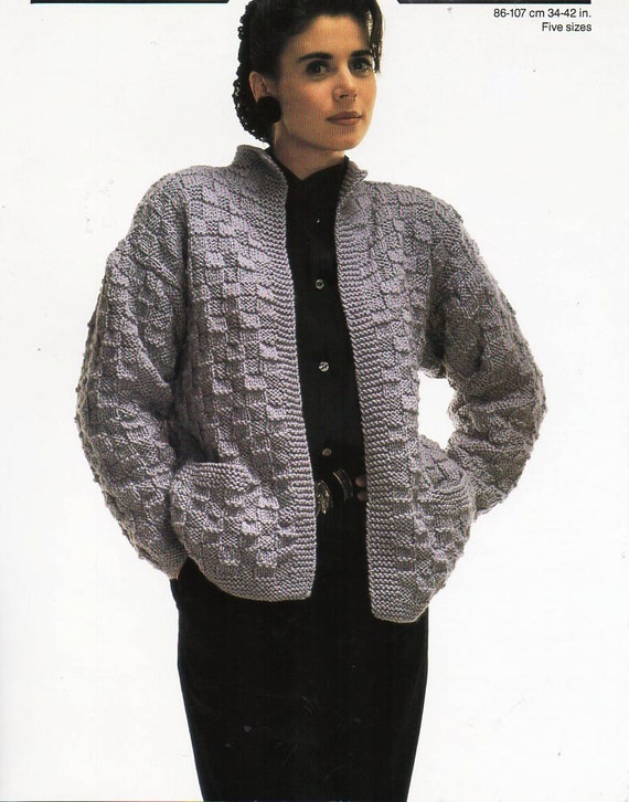 Chunky ladies cardigan knitting patterns