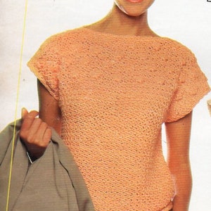 womens crochet top crochet pattern pdf ladies sleeveless crochet top 30-40" 4ply fingering pdf instant download