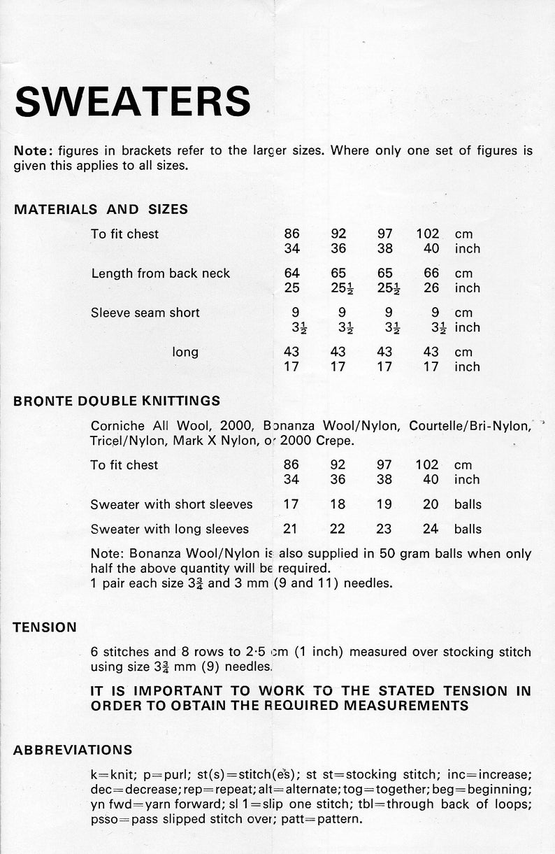 Vintage Womens Sweater Knitting Pattern Pdf Ladies Lacy Jumper Short ...
