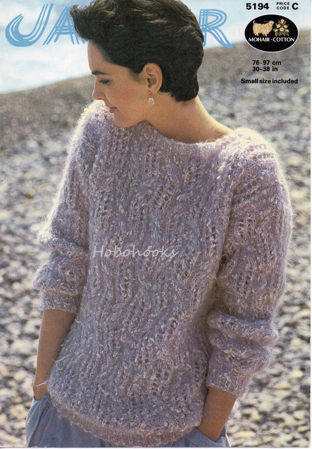 Ladies Lacy Chunky Mohair Sweater 30 to 38 Inch Bust - Etsy Norway