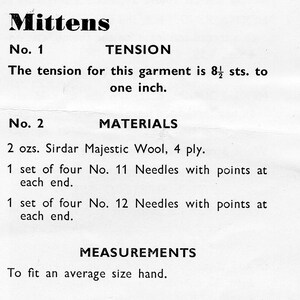 vintage mens balaclava gloves scarf knitting pattern PDF fingerless gloves 4ply fingering Mens Gloves Knitting Pattern PDF instant download image 3