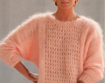 ［5/25迄］juemi Mohair American Sleeve Knit 24-07566-019-BLACK-