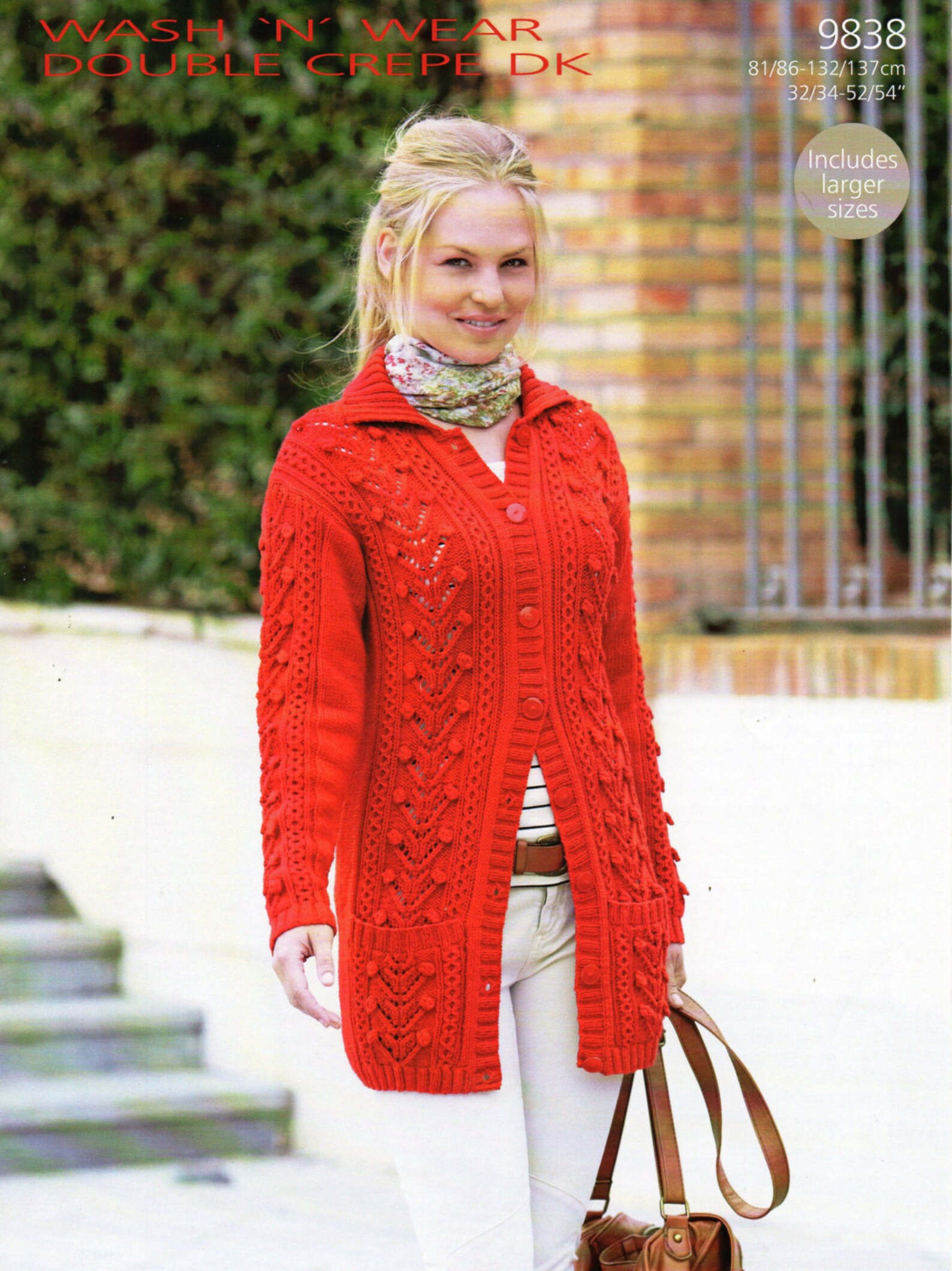 Womens Aran Jacket Knitting Pattern PDF Long Line Ladies Cable Etsy