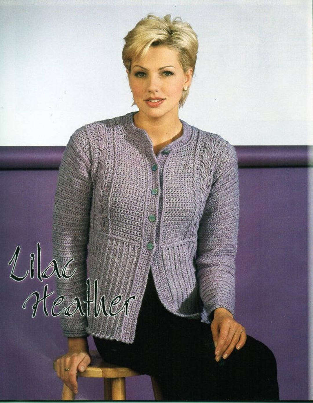 Womens Crochet Cardigan Pattern CROCHET PATTERN Pdf Ladies Etsy UK