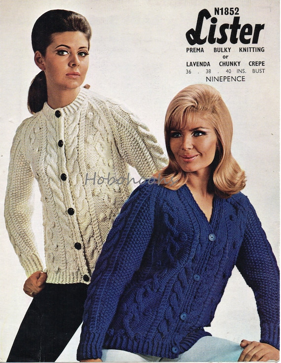 chunky aran cardigan