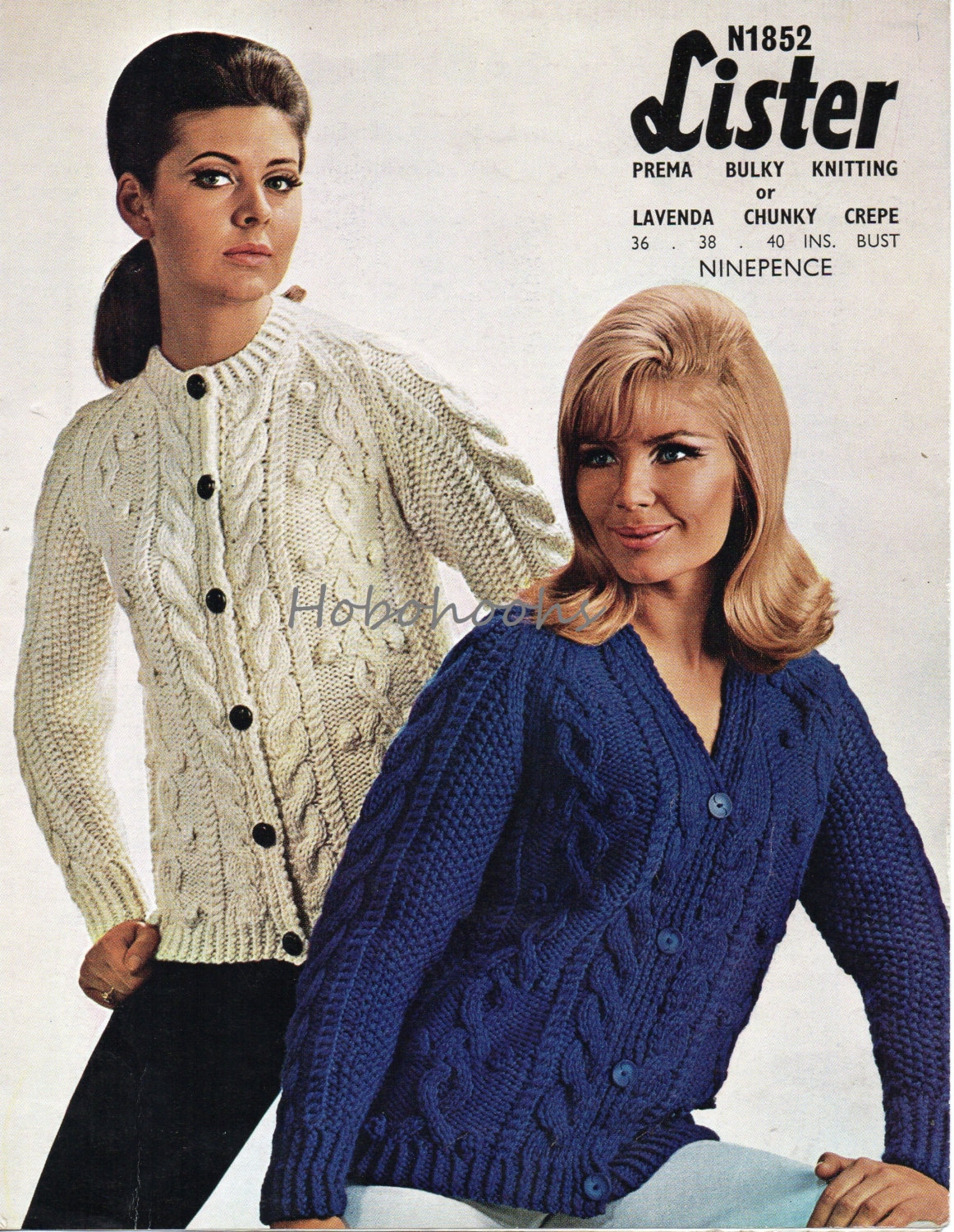Vintage Womens Aran Cardigan Knitting Pattern Pdf Ladies Cable