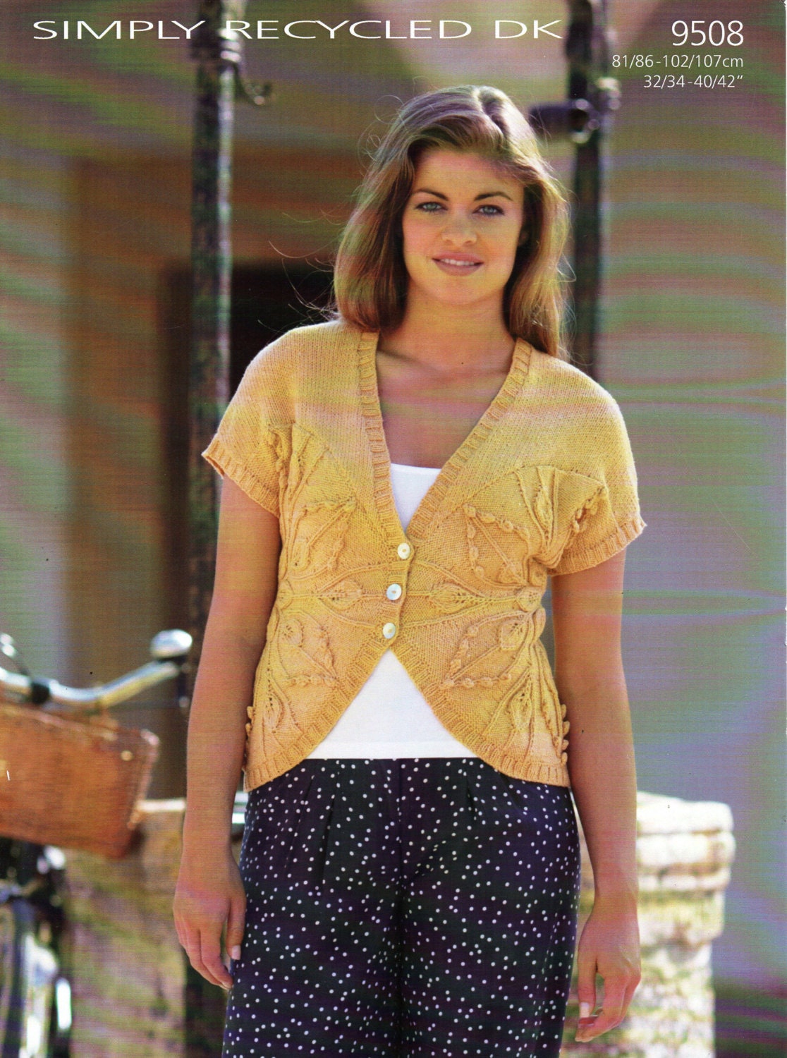 Womens Short Sleeve Cardigan Knitting Pattern Pdf Ladies - Etsy
