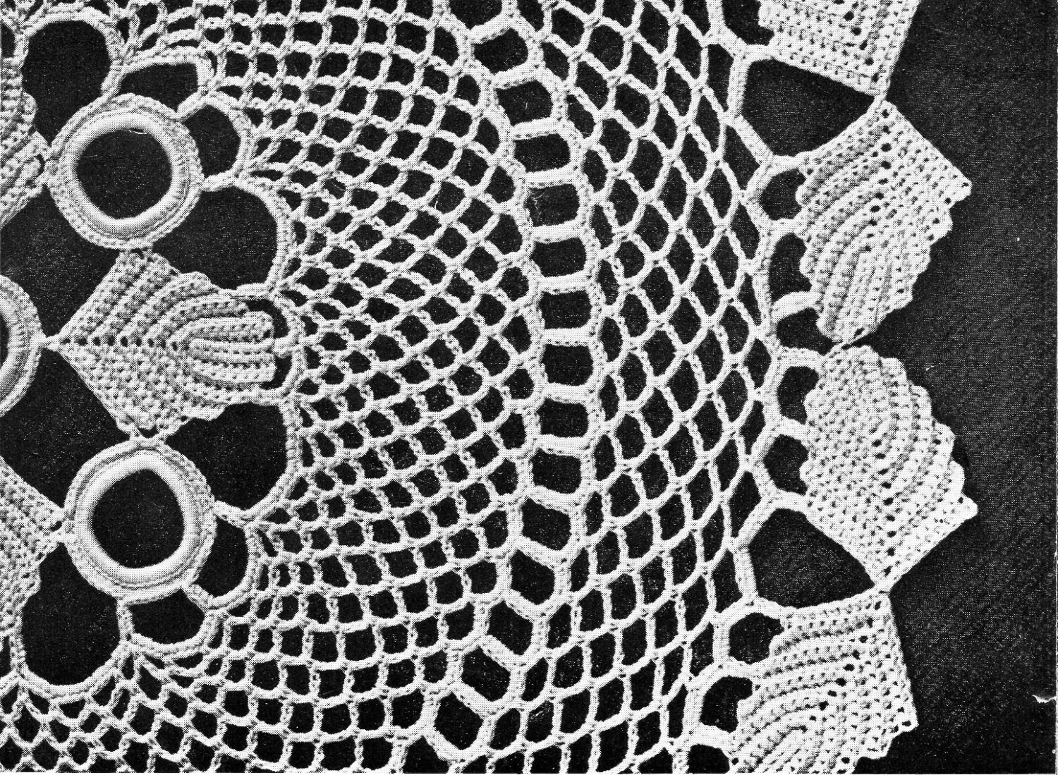 Vintage Crochet Doily Crochet Pattern Pdf Thread Crochet Cheval Set ...