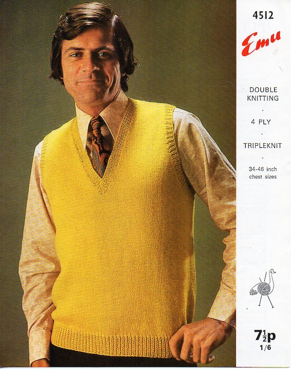 mens slipover knitwear